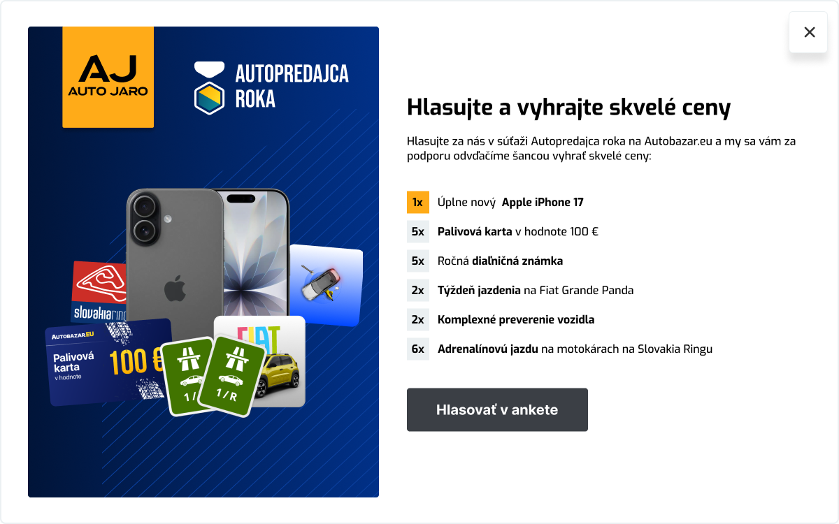 Auto predajca roka 2025